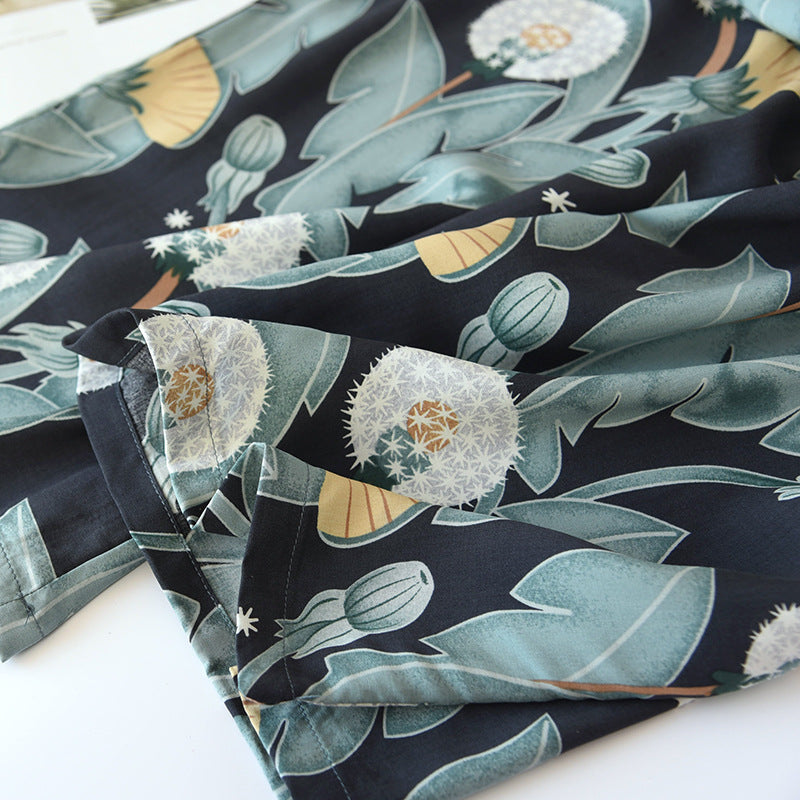 new ladies summer pants thin section soft artificial cotton loose casual home pants can be worn outside