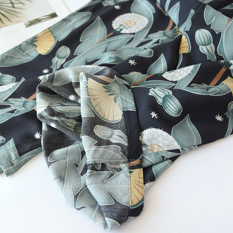 new ladies summer pants thin section soft artificial cotton loose casual home pants can be worn outside