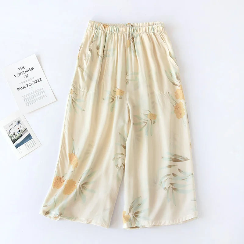 New women's thin loose wide leg pants loungewear streetwear