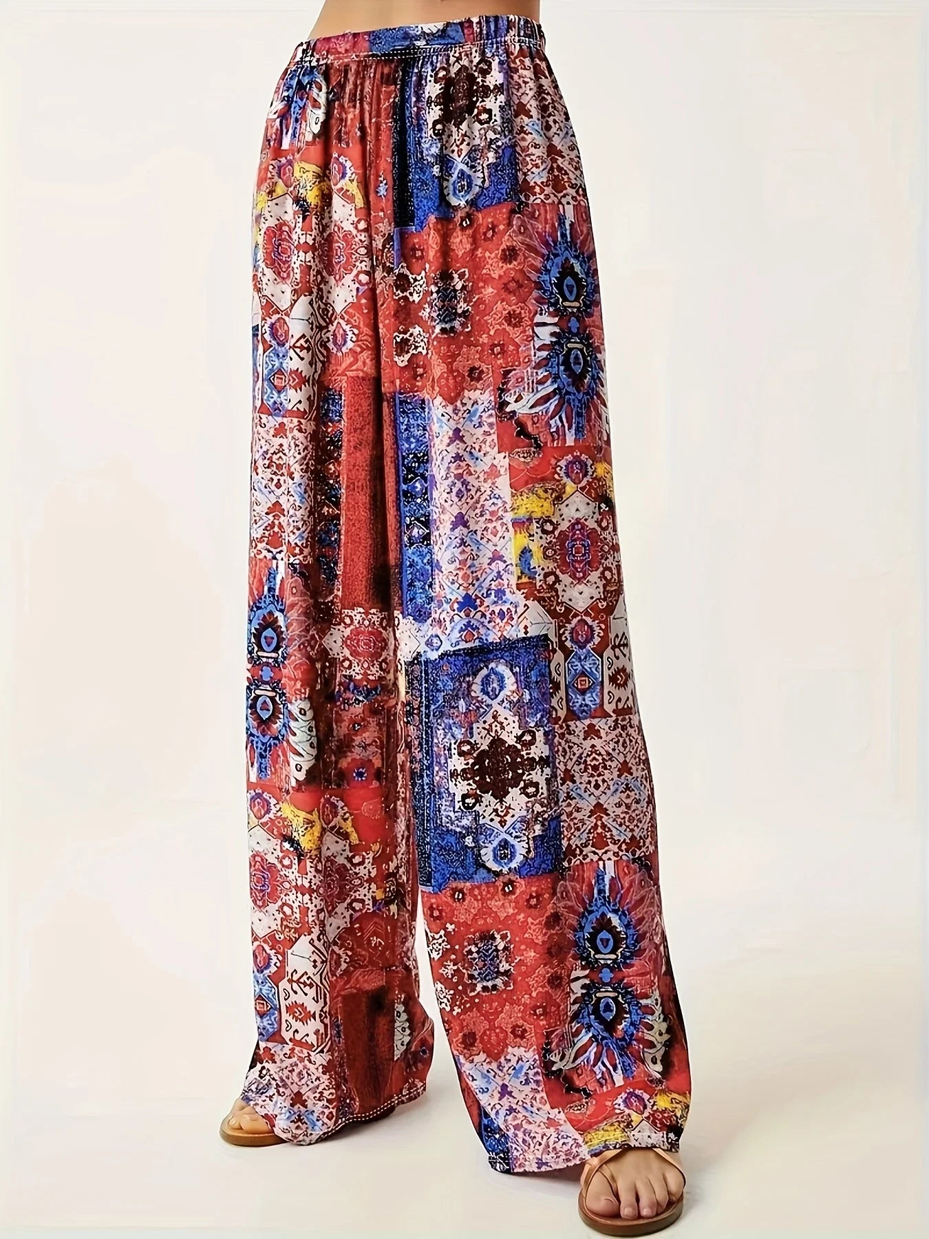 New Ethnic Style Adult Outdoor Leisure Sports 3D Printing Outdoor Hip Hop Street Wear Pants Large Size