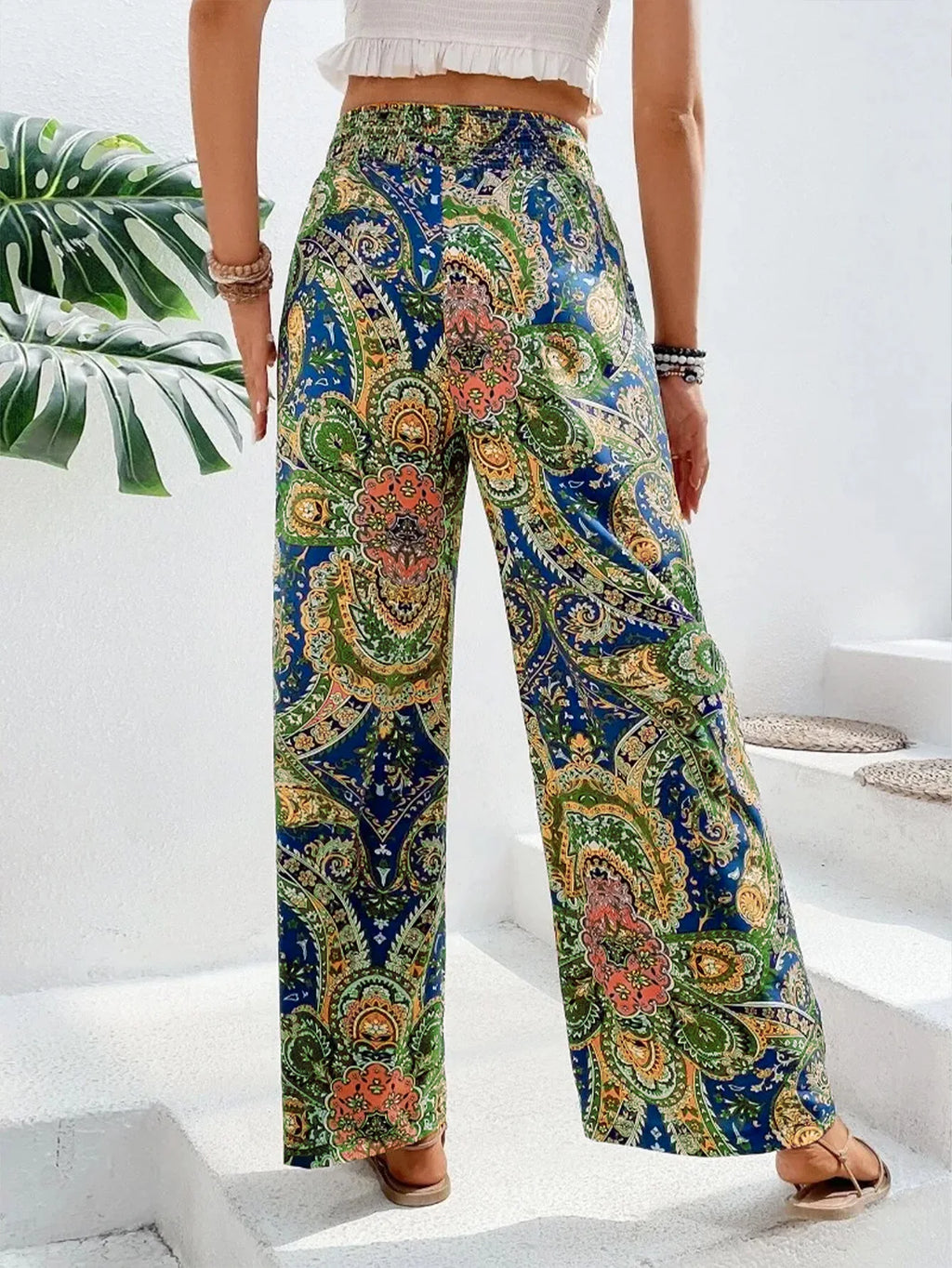 Summer Wide Leg Pants for Women Straight Trouser New Ladies Fashion