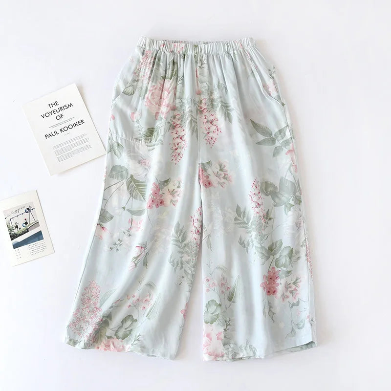 New women's thin loose wide leg pants loungewear streetwear